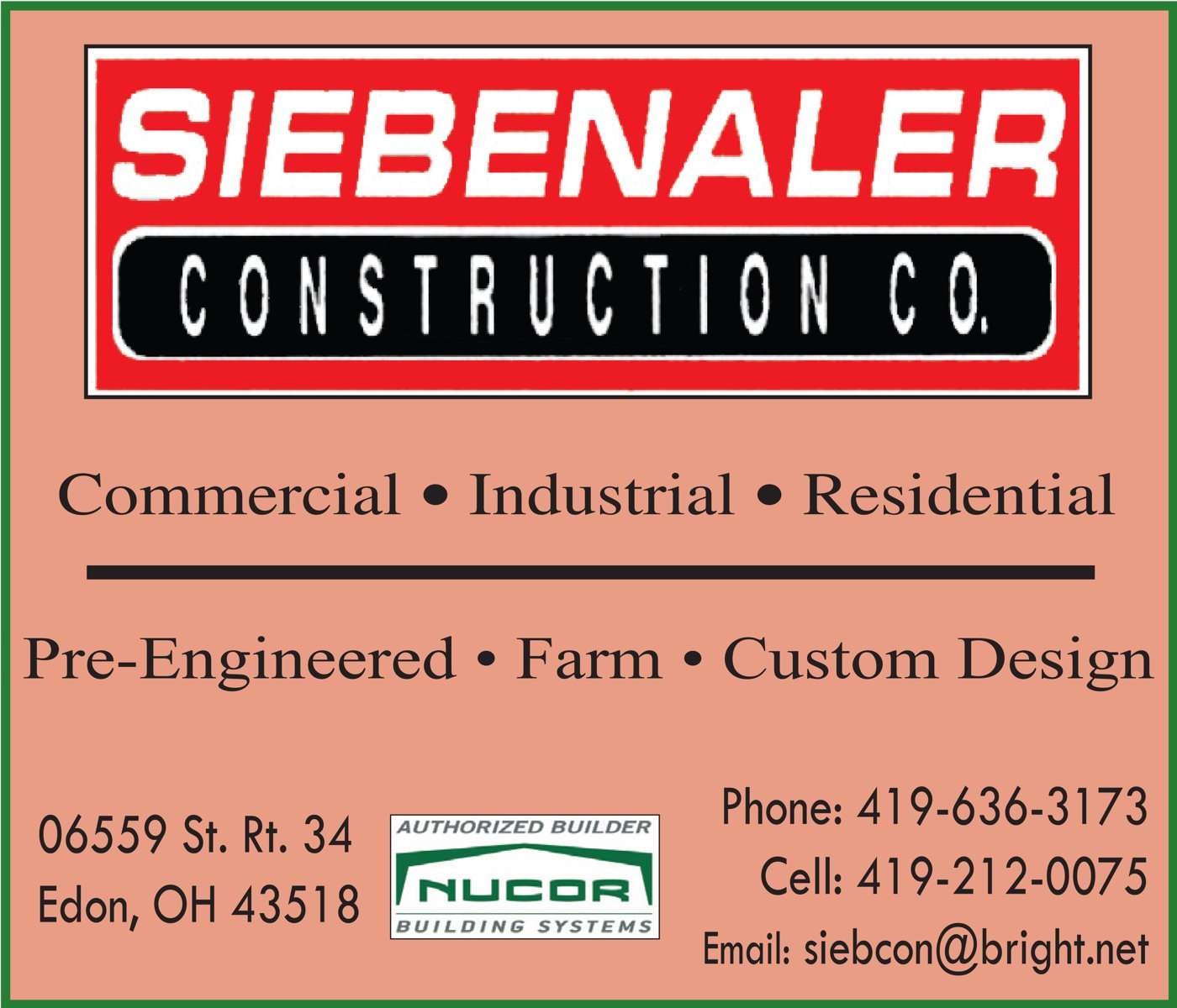 Siebenaler Construction