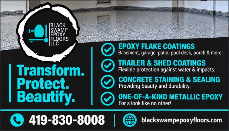Black Swamp Epoxy Floors