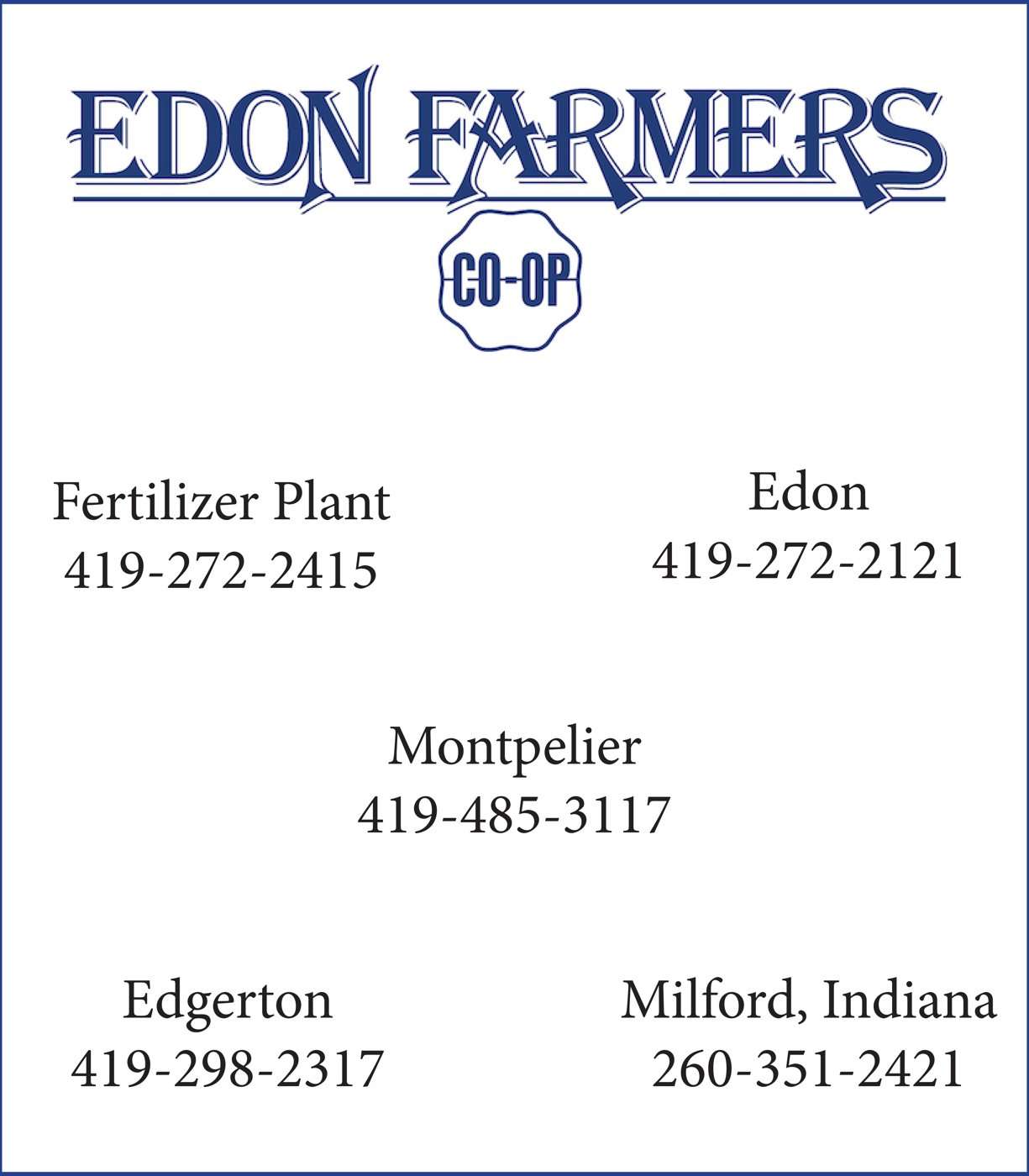 Edon Farmers