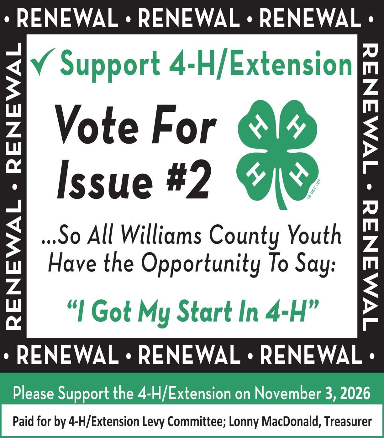 OSU Extension – 4-H Extension Levy