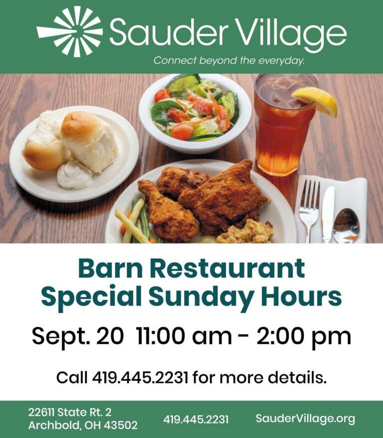 Sauder Village – Barn Special