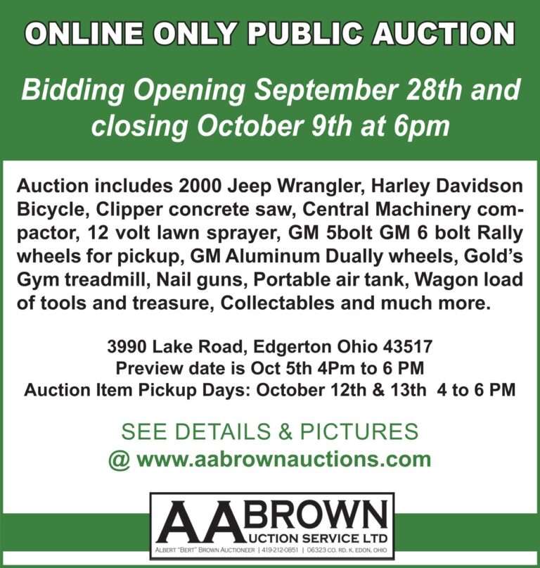 AA Brown Auction