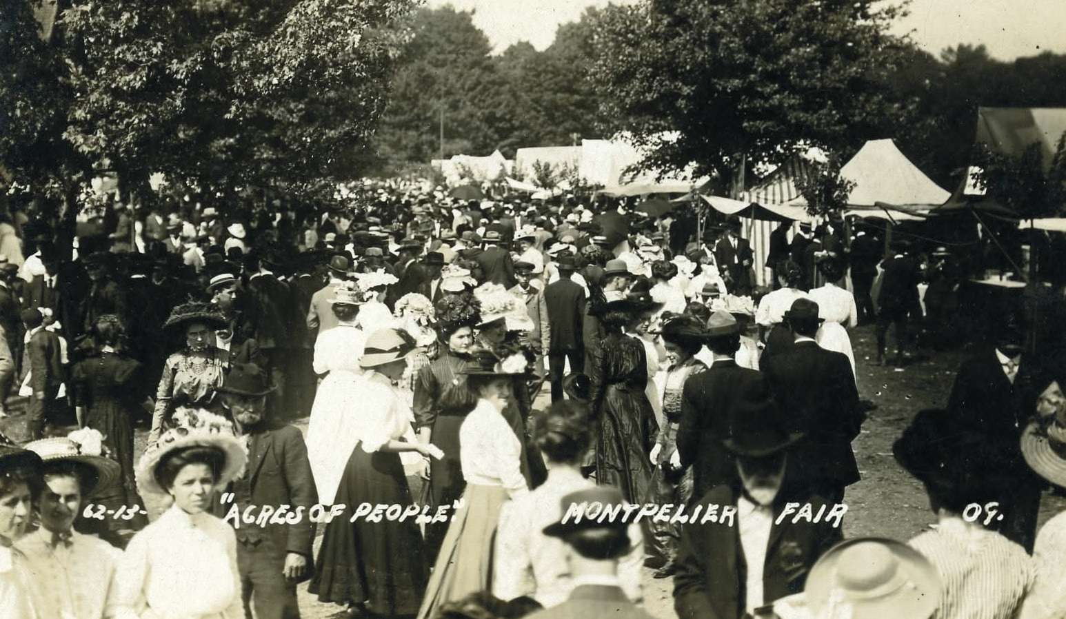 1910 Williams County Fair midway, from the Kevin Maynard collection
