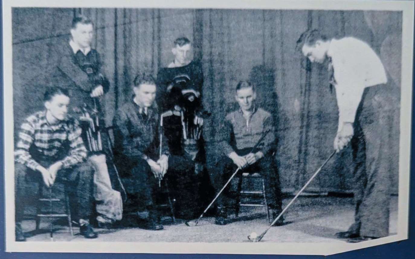 1938 Swanton High School golf team, courtesy of the Swanton Historical Society