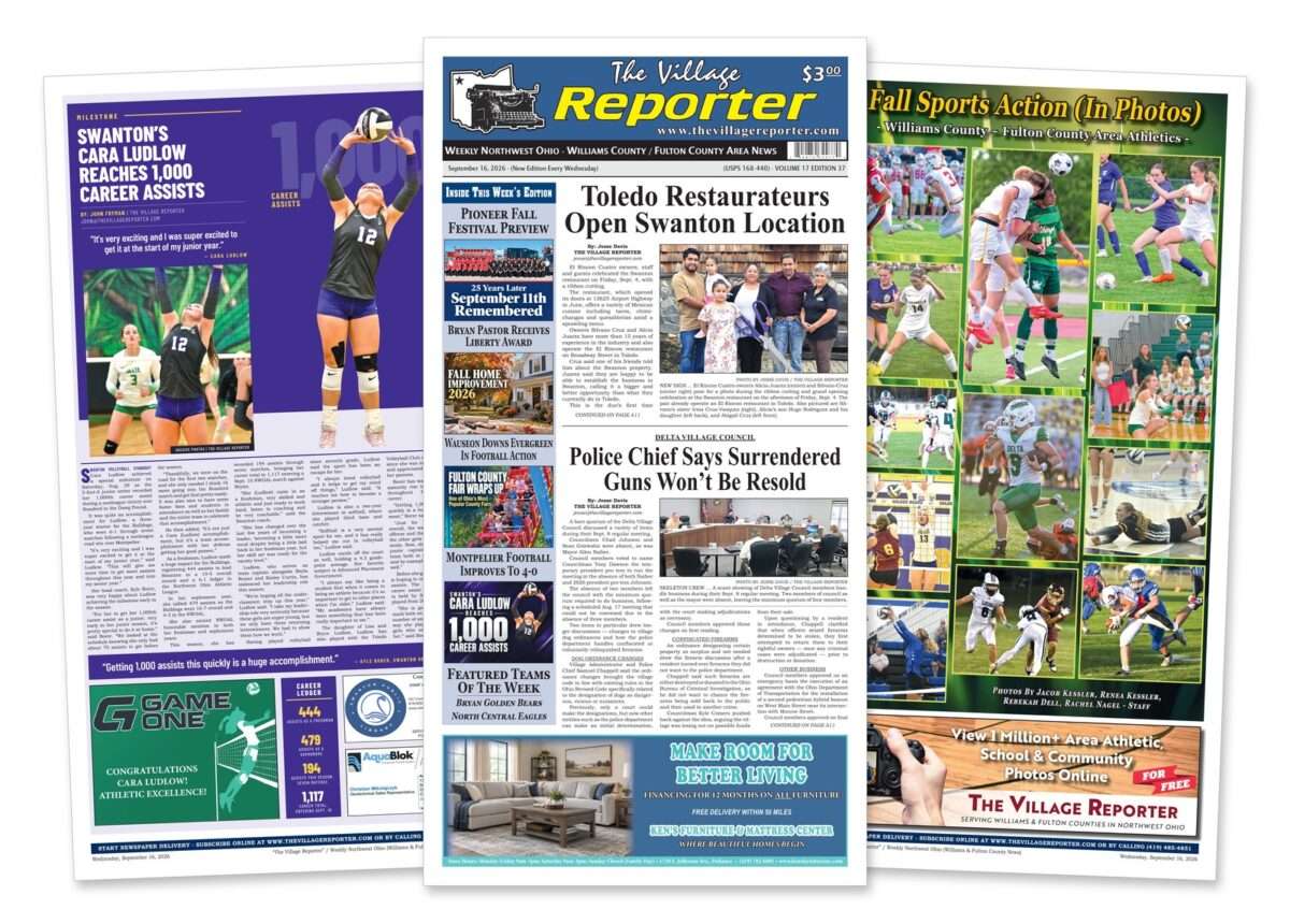 The Village Reporter September 16, 2026 edition preview