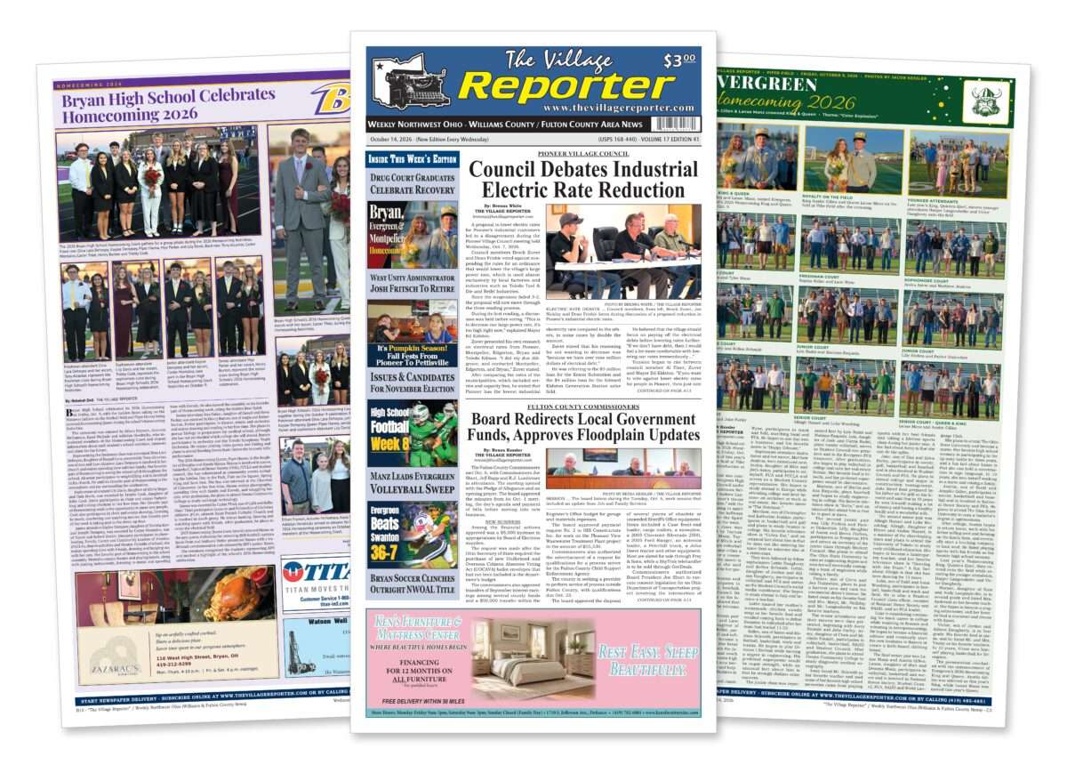 The Village Reporter October 14, 2026 edition preview