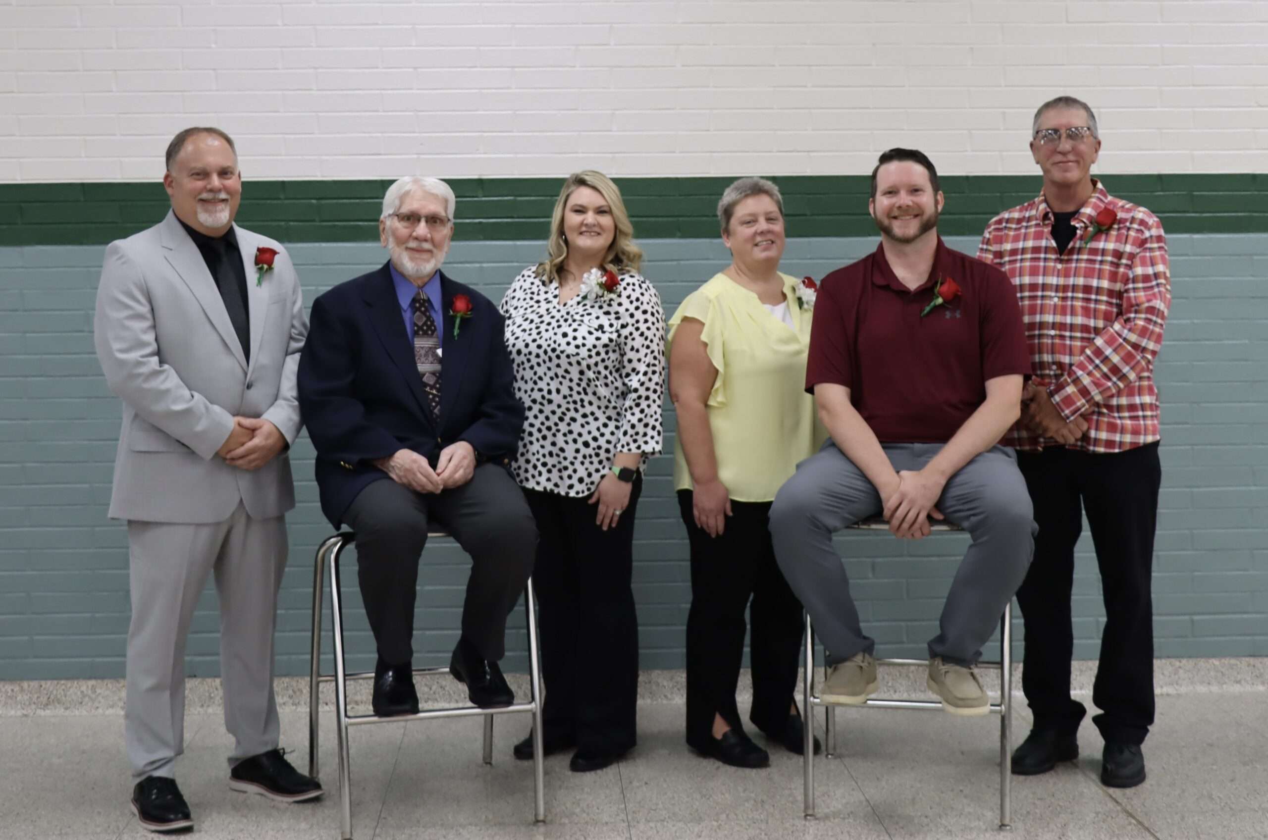 Four County Career Center Wall of Fame inductees and Distinguished Service Award honoree Dave Conrad