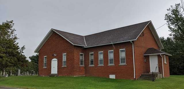 Lauber Hill Reformed Mennonite Church near Archbold, Ohio, site of the Community Hymn Sing