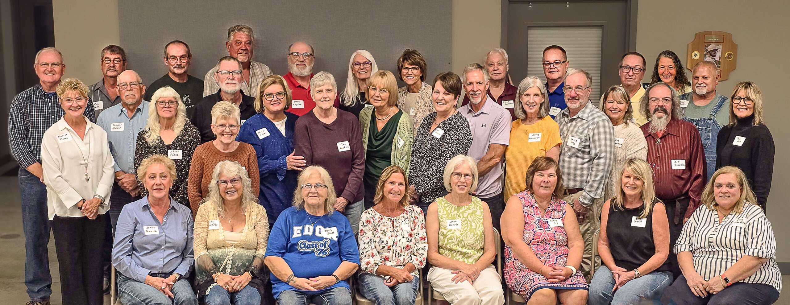 Edon High School Class of 1976 members gathered for their 50th class reunion
