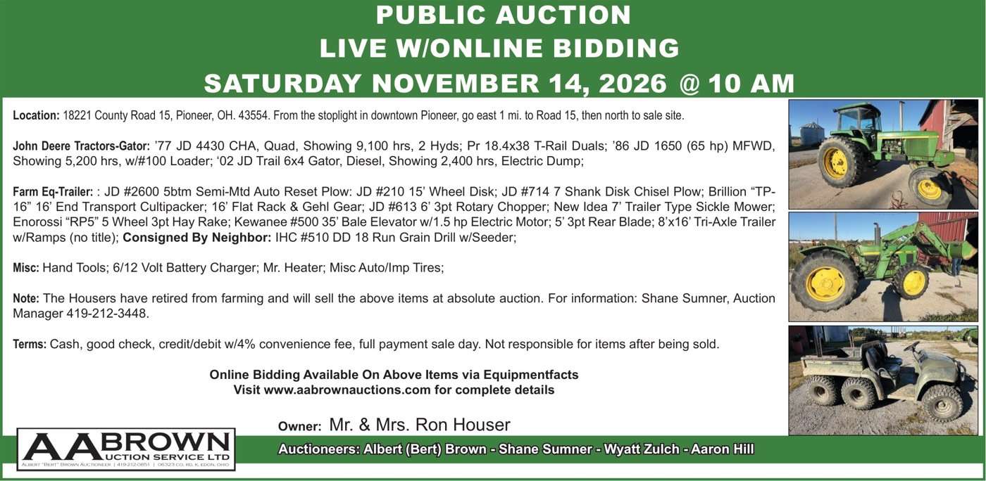 AA Brown Auction