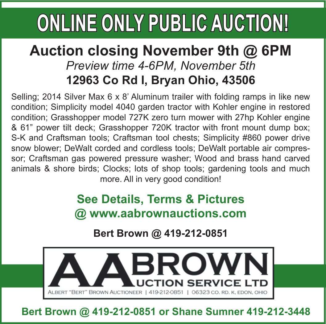 AA Brown Auction