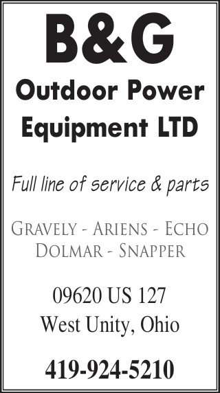 B&G Outdoor Power Equipment