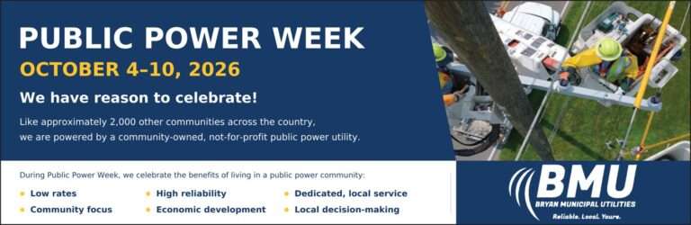 Bryan Municipal Utilities – Public Power Week