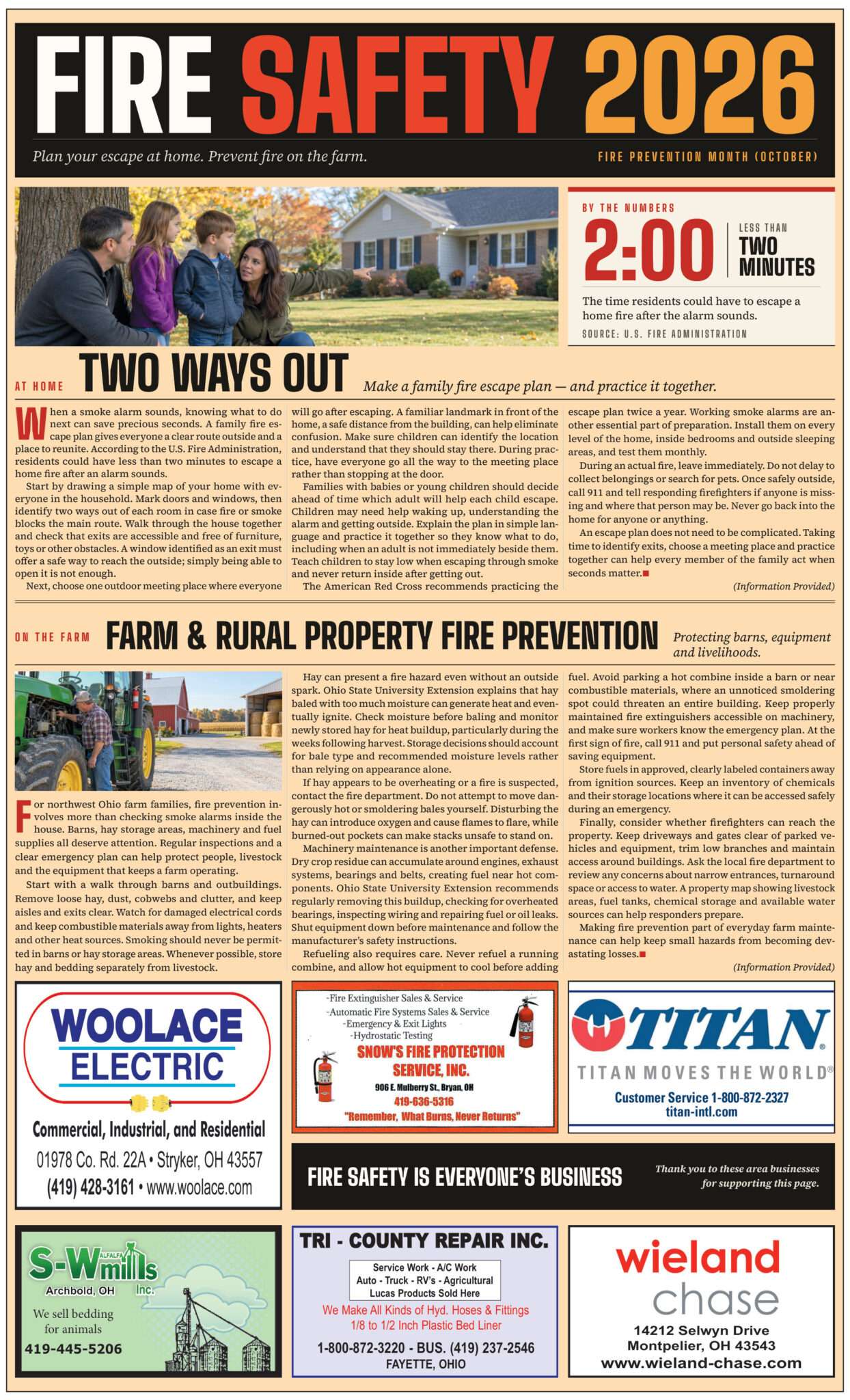 Fire Safety 2026: Plan Your Escape At Home & Prevent Fire On The Farm ...