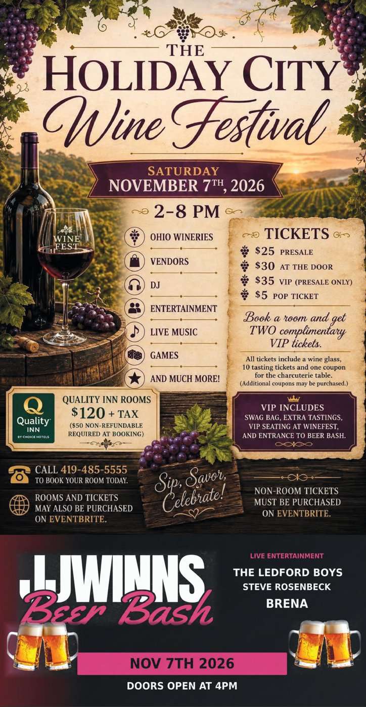 JJ Winns Holiday City Wine Festival