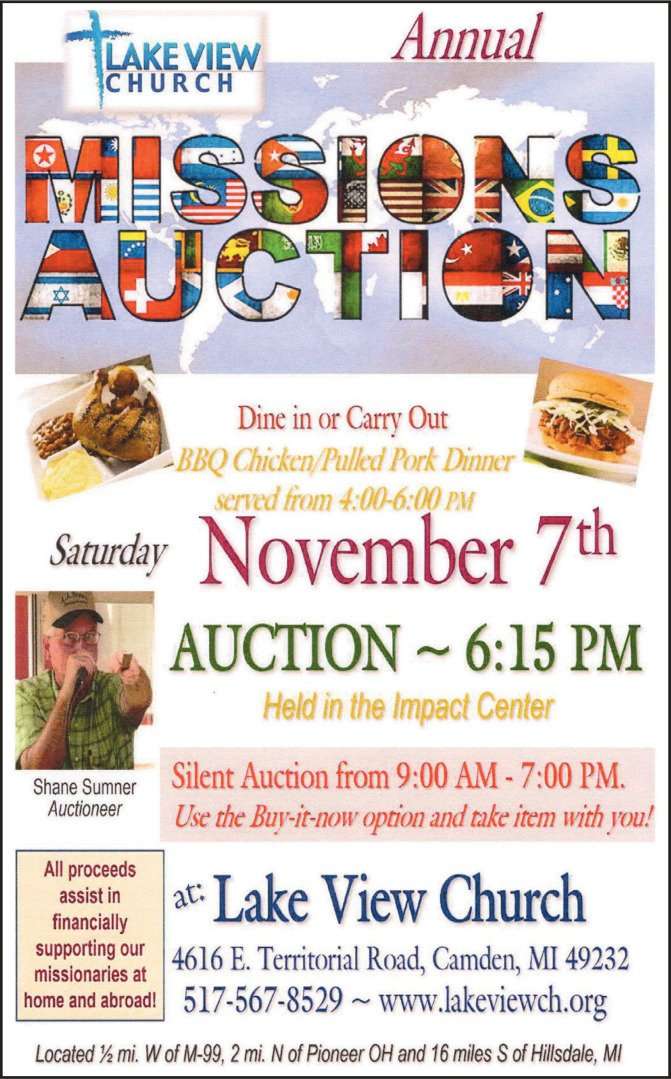 Lake View Church Missions Auction