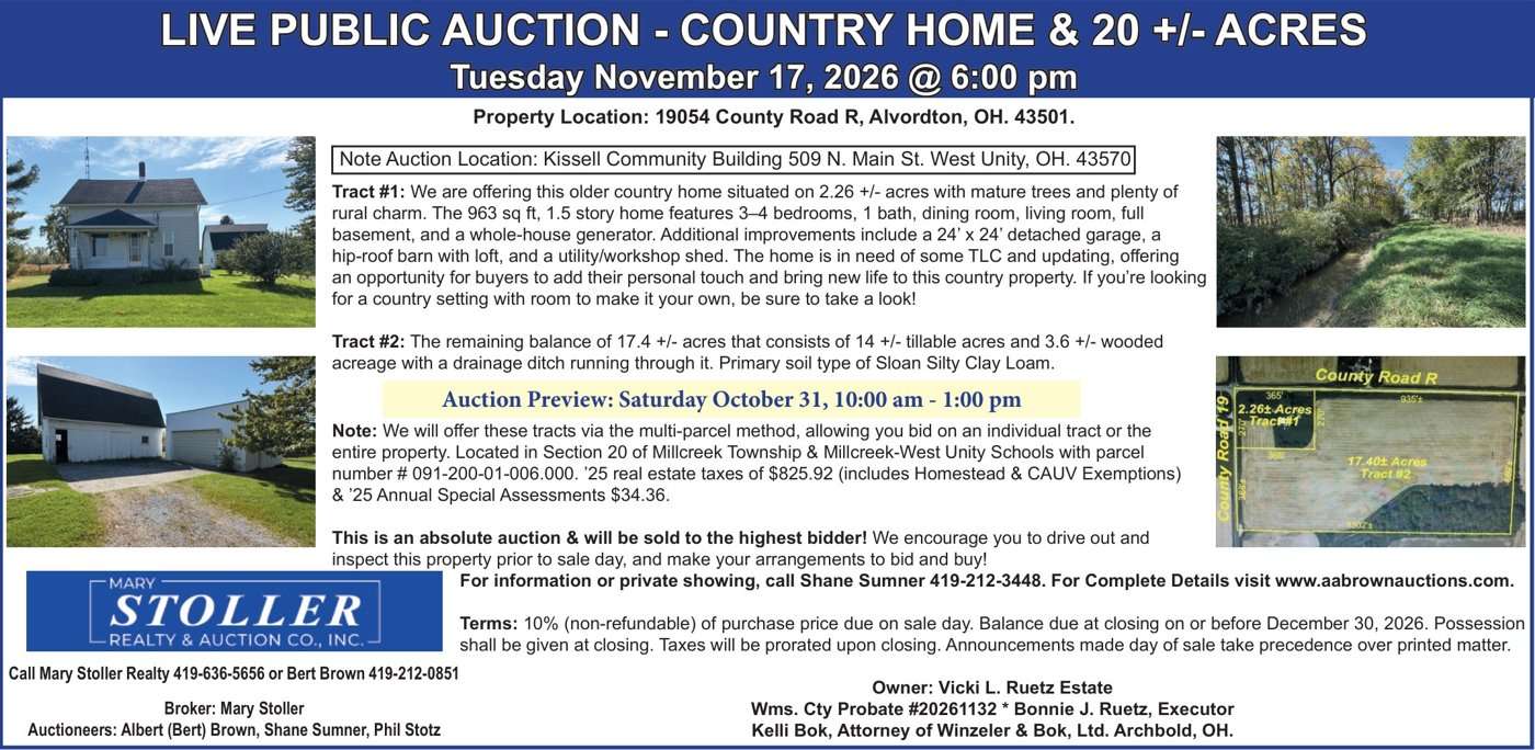 Mary Stoller Auction