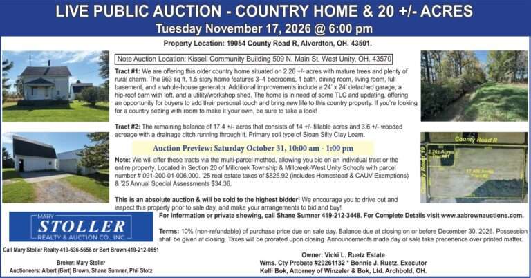 Mary Stoller Auction