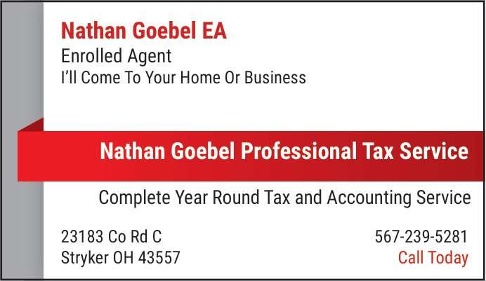 Nathan Goebel Professional Tax Service