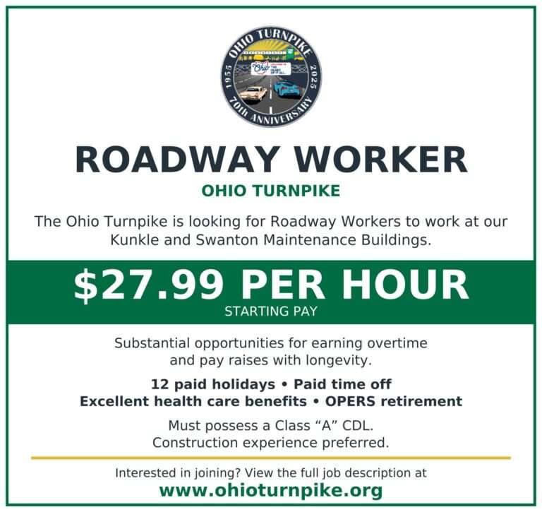 Ohio Turnpike – Roadway Worker