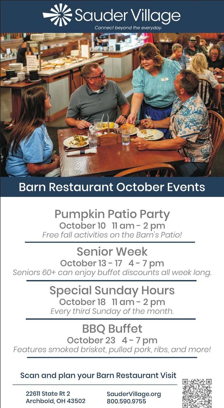 Sauder Village Barn Restaurant